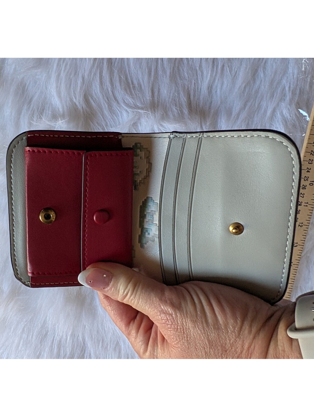 Tory Burch Year of The Dragon wallet pre owned - Picture 4 of 12